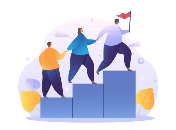 企业关系和合作理念图片下载