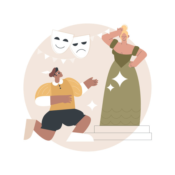 学校剧场抽象概念矢量插图。图片下载