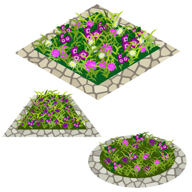 一套花创造花园场景图片下载