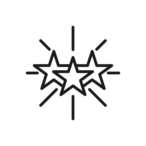 星星图标模板设计图片下载