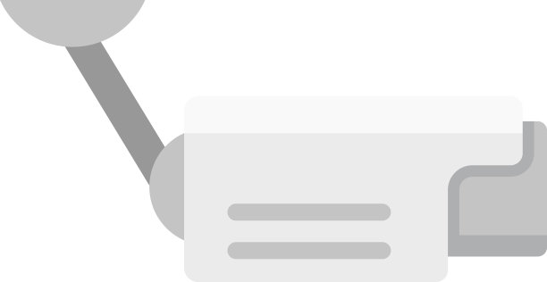 户外安全摄像头图标平隔离图片下载