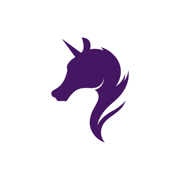 独角兽标志图标图片下载