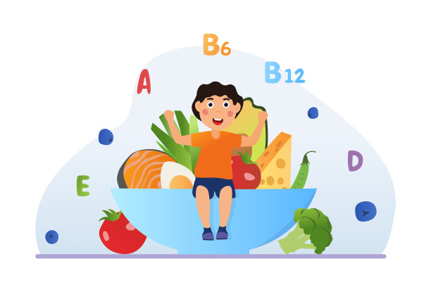 健康的食物使孩子们茁壮成长图片下载