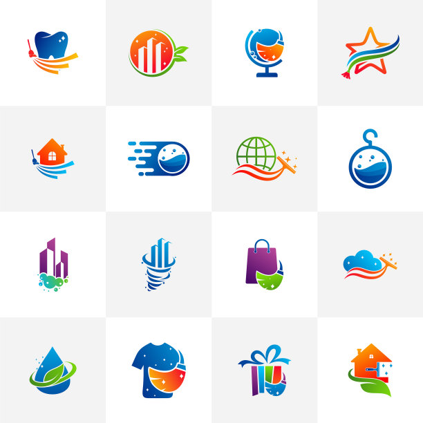 设置干净的标志模板创意干净的标志图片下载