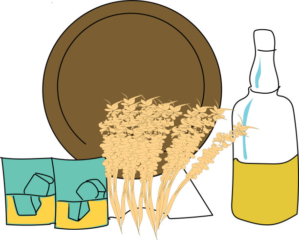 啤酒或白酒设计酒精饮料图片下载
