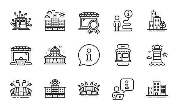 建筑图标设置包括图标为在线图片下载