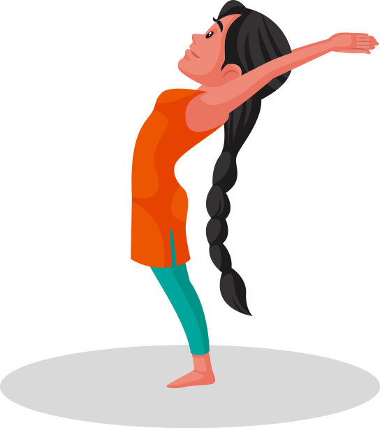 印度女孩卡通人物图片下载