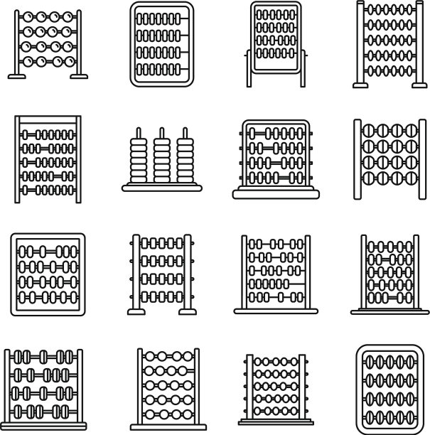 计算算盘图标设置大纲财务图片下载