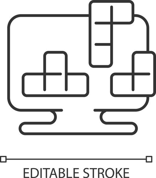 谜题线性图标图片下载