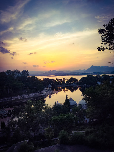 印度乌代普尔湖城图片下载