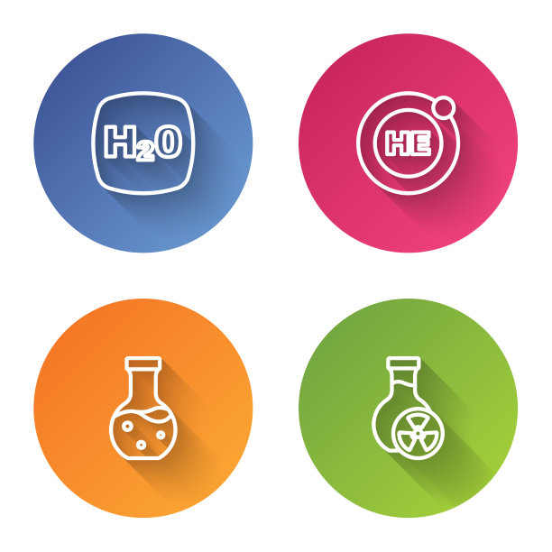 设化学式水氦试管线图片下载