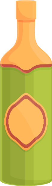 法国葡萄酒图标卡通法国瓶图片下载