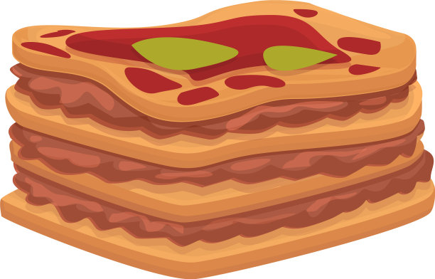 酱千层面图标卡通千层面意面图片下载