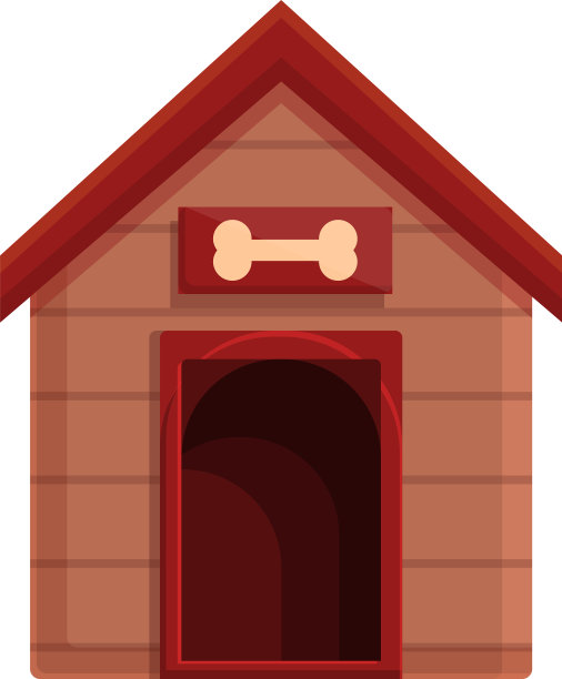 狗屋图标卡通狗窝图片下载