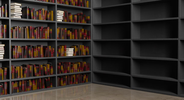 半满的图书馆图片下载