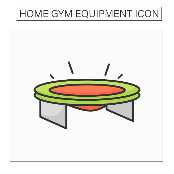 弹跳蹦床颜色图标图片下载
