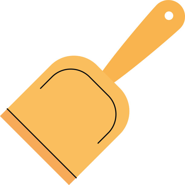 黄色簸箕图标图片下载