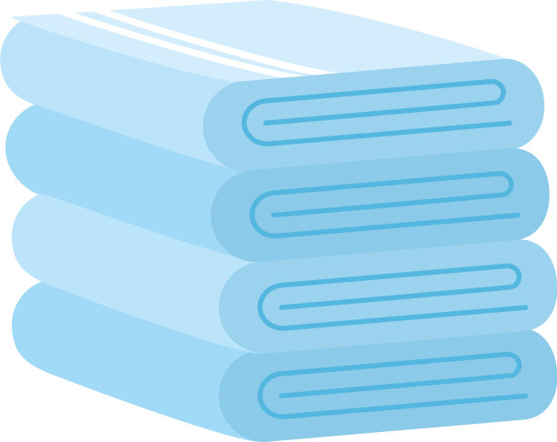 折叠毛巾图标图片下载