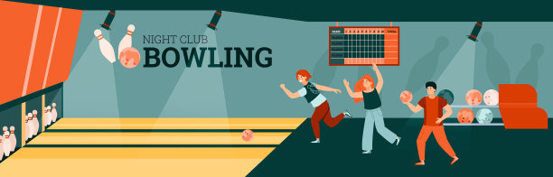 横幅或传单背景与人玩图片下载