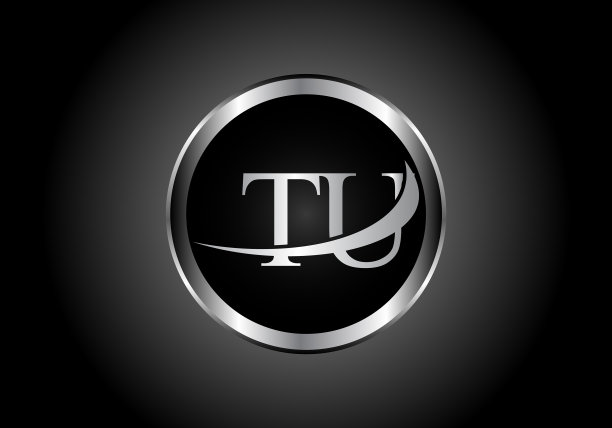 银色字母涂金属组合字母标志图片下载