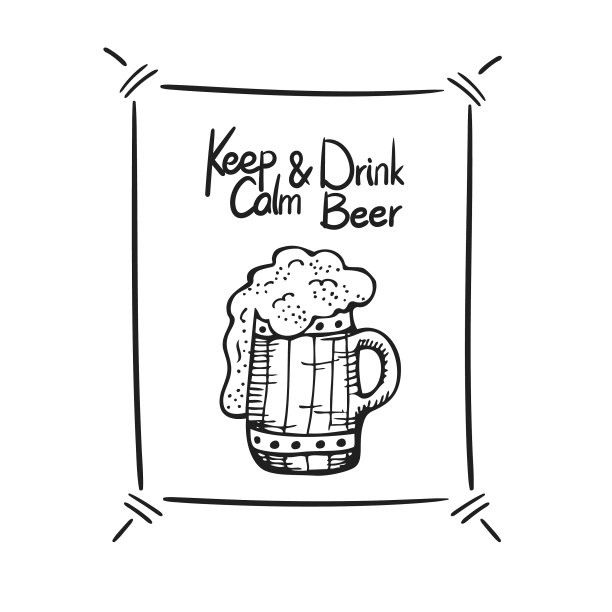铭文保持冷静，喝啤酒与一图片下载