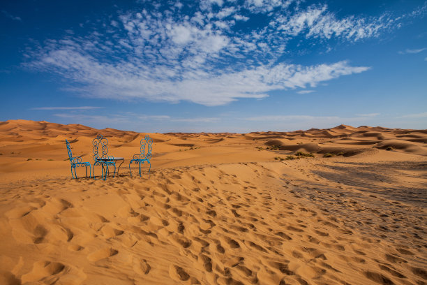 撒哈拉沙漠，Merzouga，摩洛哥图片下载