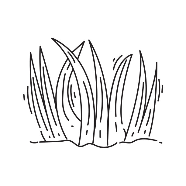 园艺草图标手绘图标集轮廓图片下载