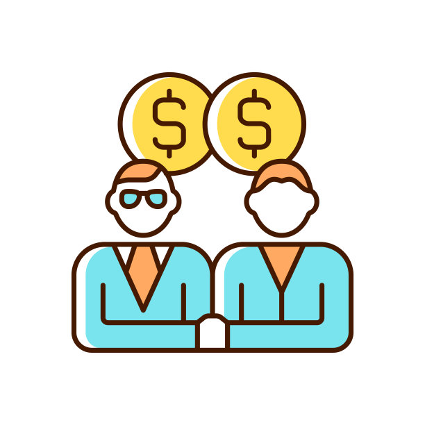 销售代表RGB颜色图标图片下载