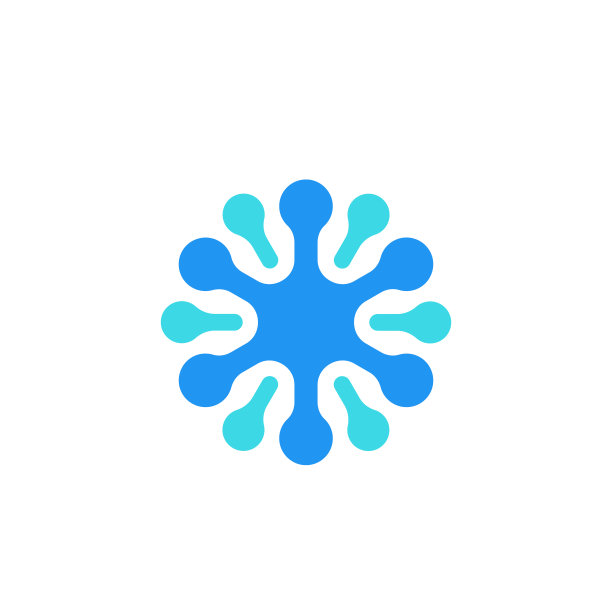 神经元图标矢量logo图片下载