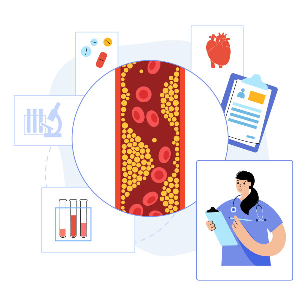 胆固醇心脏病图片下载