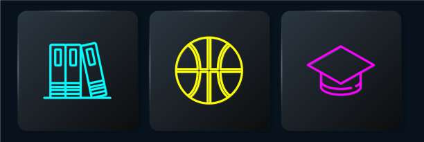 立行办公文件夹和毕业帽图片下载