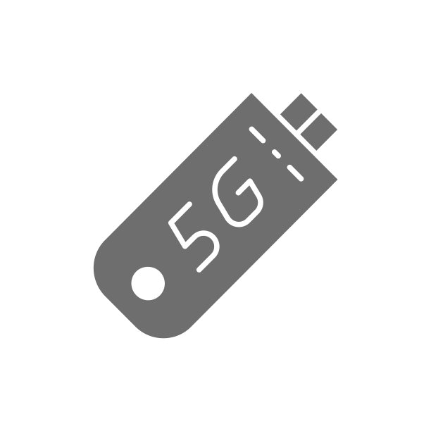 快速5g网络调制解调器灰色图标图片下载