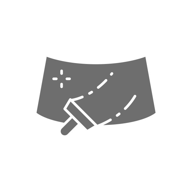 洗车的挡风玻璃上有一个灰色的汽车图标图片下载