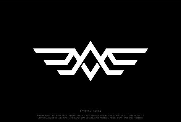 鹰、鹰、鹰、鹰、凤凰、鸟的字母组合标志图片下载