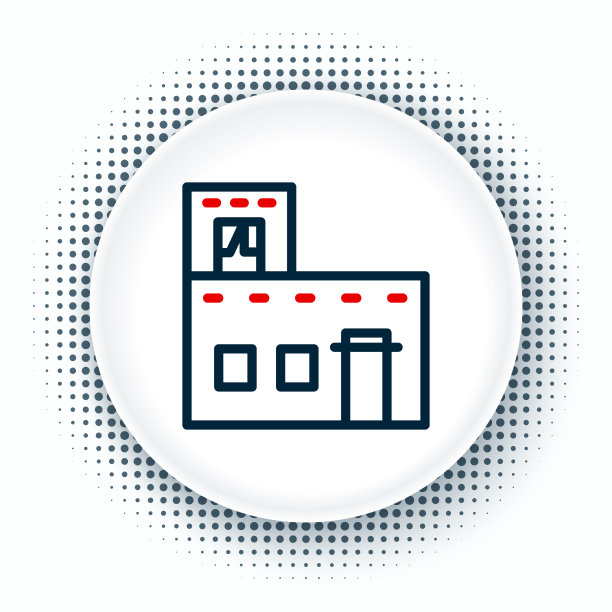 线传统的墨西哥房子图标孤立图片下载