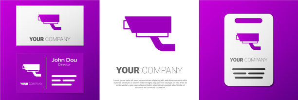 标识式安全摄像头图标隔离在白色图片下载