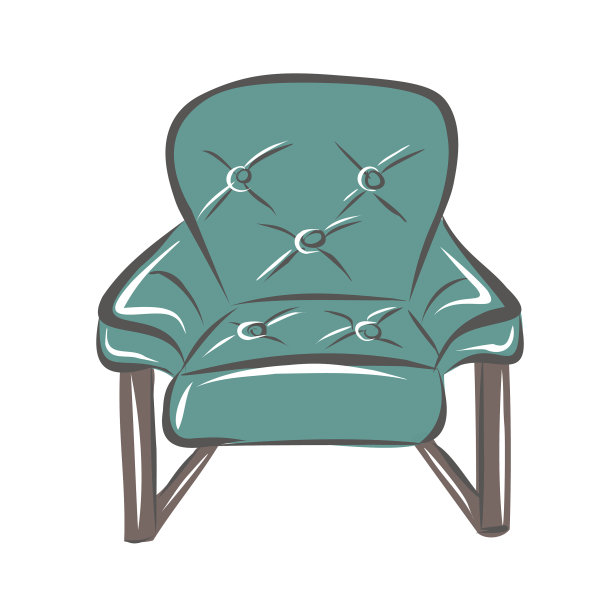 翠绿色沙发和扶手椅内饰图片下载