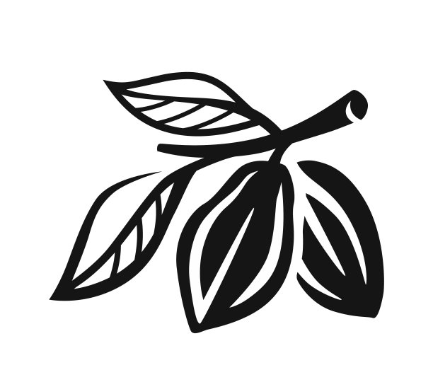 树枝上的可可果Logo图片下载