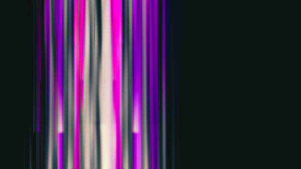 品红抽象运动模糊背景。恐怖的紫红色图案与彩色线。不同的色调和厚度。金属图案行业，技术背景。三维演示图片下载