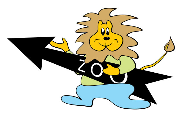 狮子的箭头图片下载