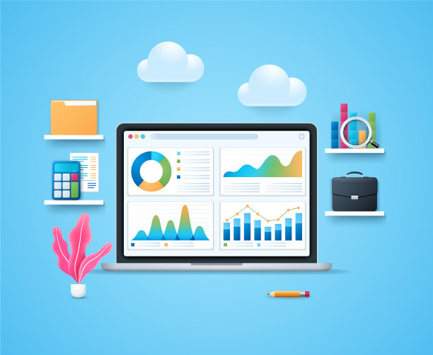 3d风格的商业分析图片下载