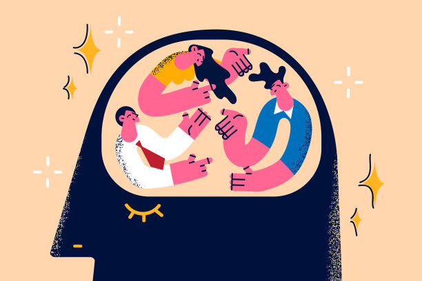 头脑风暴大想法和团队合作的概念图片下载