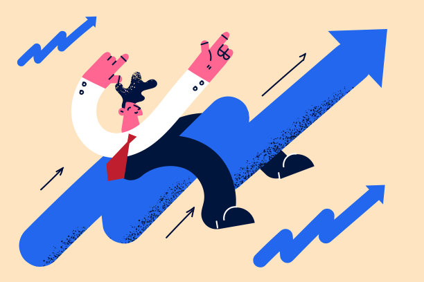 发展股市上涨正增长图片下载