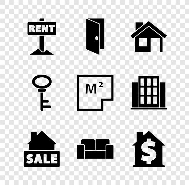 设置挂牌和闭门出租的房子图片下载