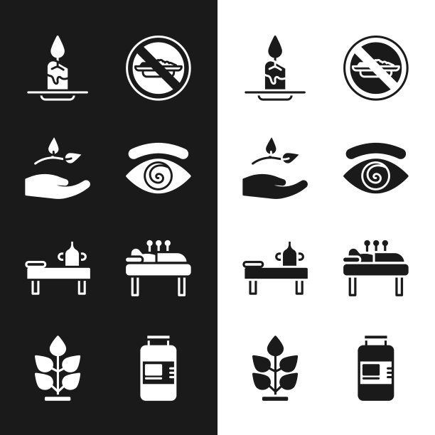 把催眠术的叶子放在手里熏香蜡烛食物图片下载