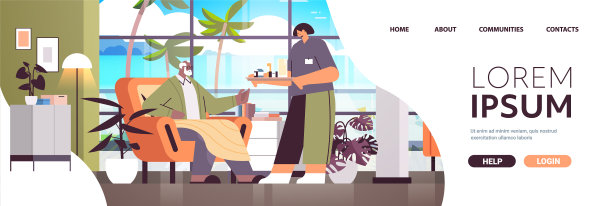 友好的护士或志愿者带着药图片下载