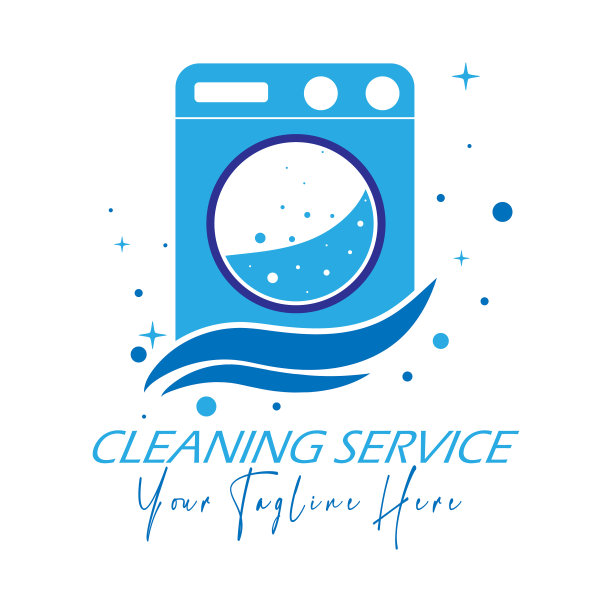 标志一个洗衣店或干洗服务图片下载
