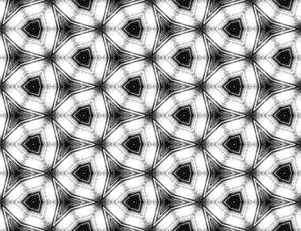 对称的几何黑色和白色纹理图片下载