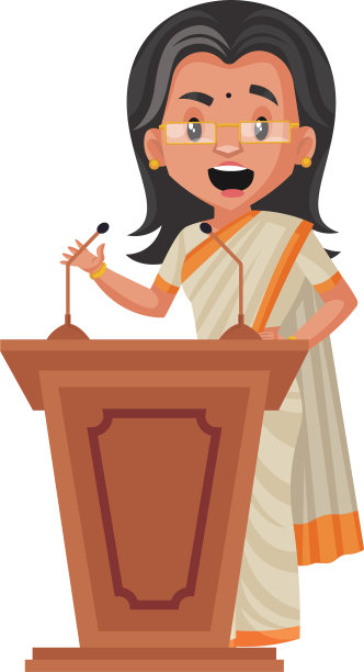 政治家女士卡通人物图片下载