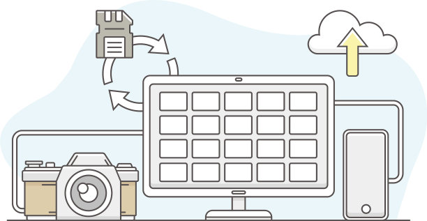 照片内容制作与相机图片下载